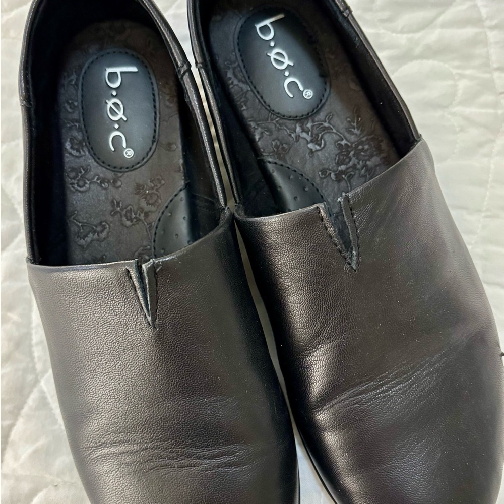 b-ø-c Suree Women’s 9.5 Slip-on Loafer Flats Black - Picture 2 of 9